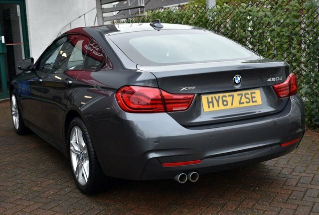 BMW 4 Series Gran Coupe 2017 420D M-sport X-drive 8-Speed 187 Bhp Eu HY67ZSE Grey #4