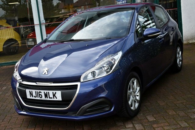 Peugeot 208 2016 1.2 Puretech Active 81 Bhp Euro 6 NJ16WLK Blue #3