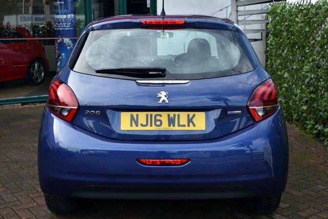 Peugeot 208 2016 1.2 Puretech Active 81 Bhp Euro 6 NJ16WLK Blue #5