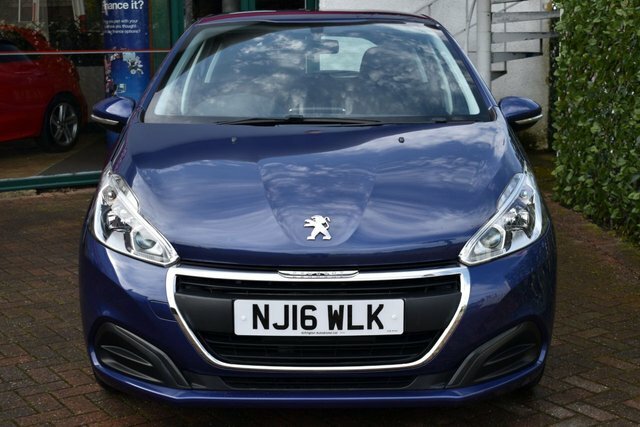 Peugeot 208 2016 1.2 Puretech Active 81 Bhp Euro 6 NJ16WLK Blue #2