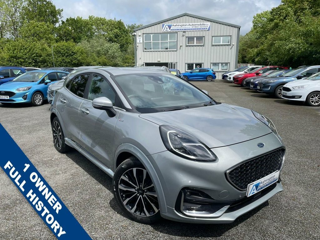 Ford Puma 1L St-line Vignale LG23YTE Silver