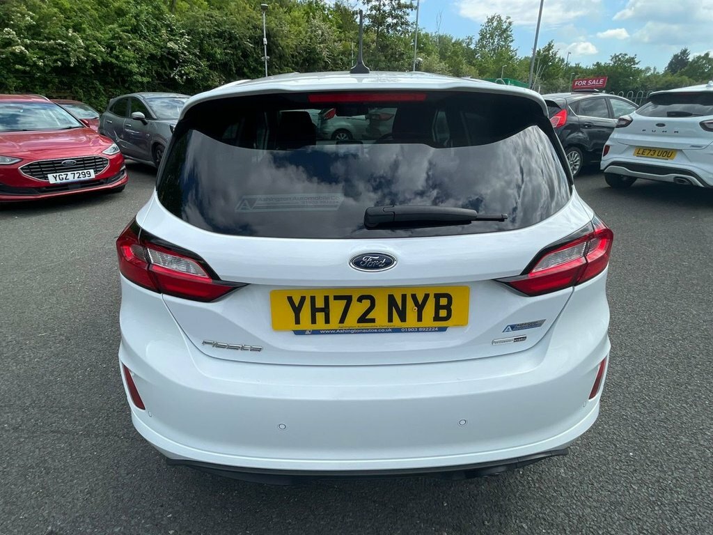 Ford Fiesta 1L St-line Edition YH72NYB White #4