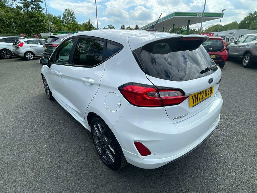 Ford Fiesta 1L St-line Edition YH72NYB White #5