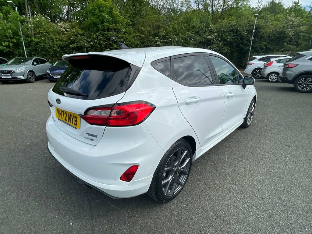 Ford Fiesta 1L St-line Edition YH72NYB White #3
