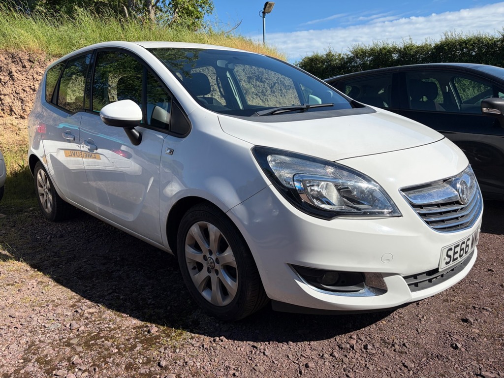 Vauxhall Meriva 1.4I 16V Life Low Mileage, Large Boot White