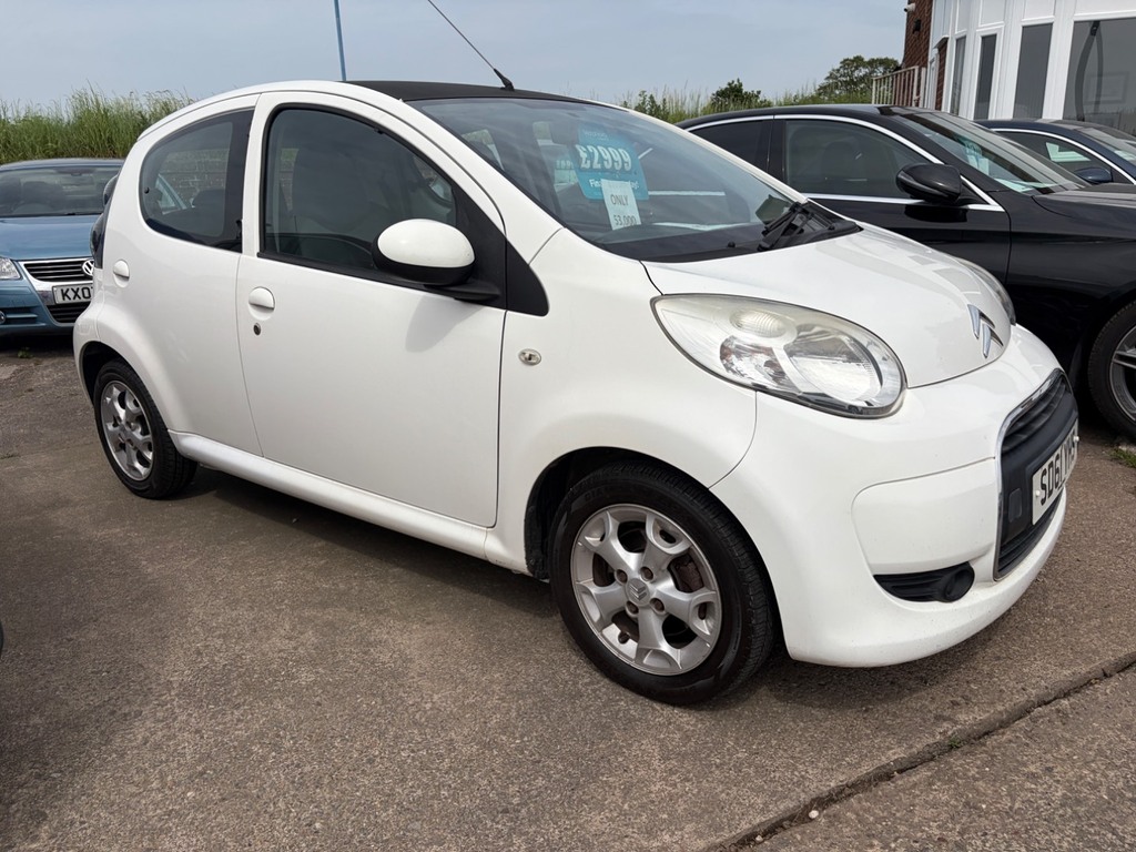 Citroen C1 1.0I Vtr Low Mileage, Full Clear Mot White #2