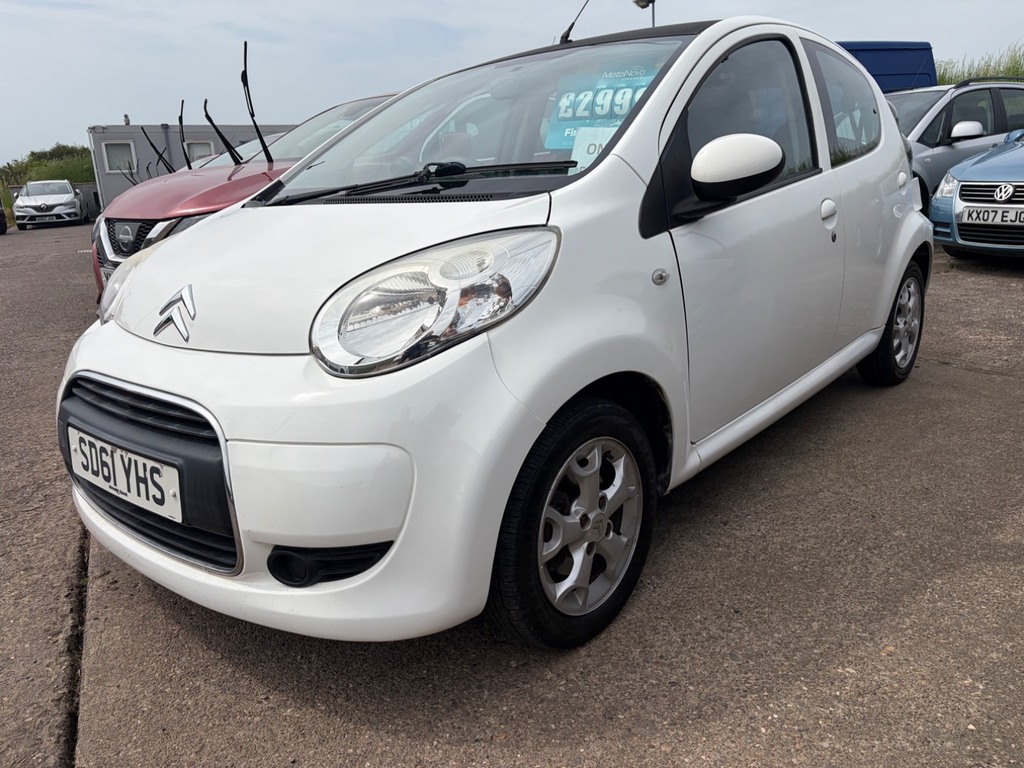 Citroen C1 1.0I Vtr Low Mileage, Full Clear Mot White