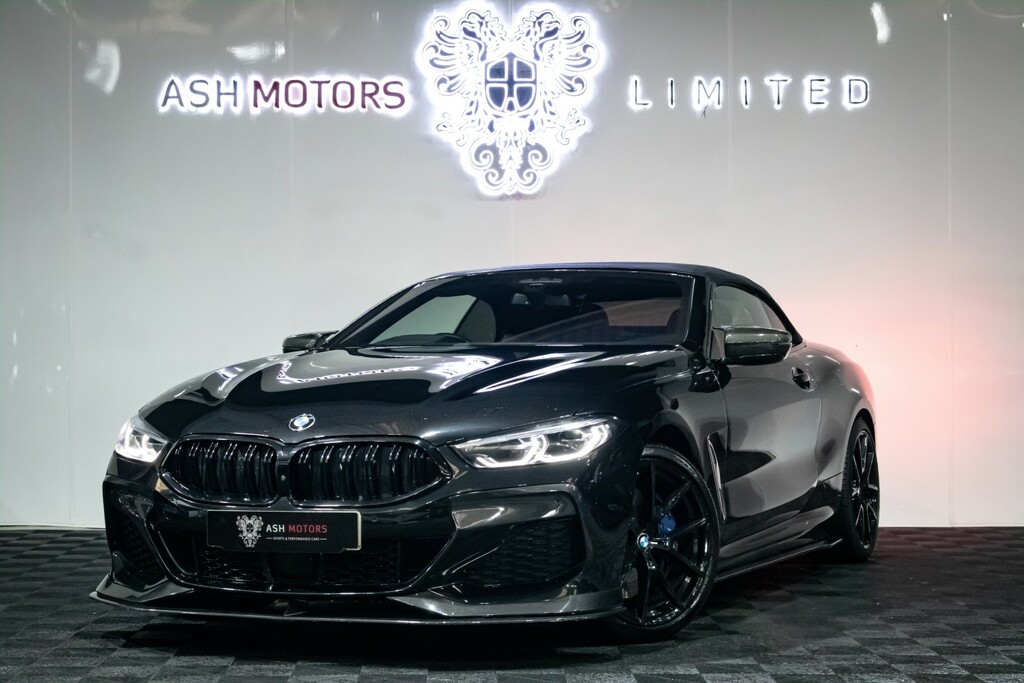 BMW 8 Series 3.0 840D Xdrive Convertible Black #2