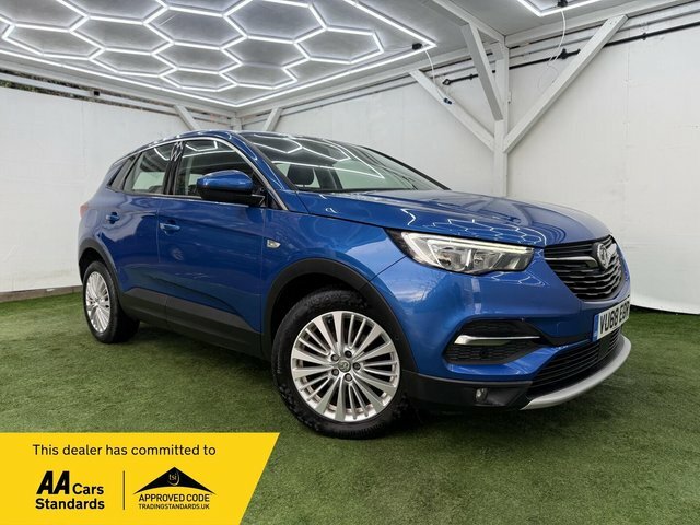 Vauxhall Grandland X 2019 1.5 Turbo D Blueinjection Tech Line Nav Euro Blue