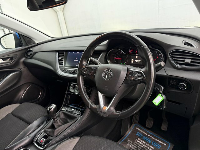 Vauxhall Grandland X 2019 1.5 Turbo D Blueinjection Tech Line Nav Euro VU68EOR Blue #3