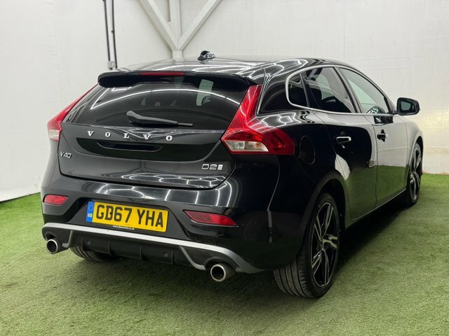 Volvo V40 2018 2.0 D2 R-design Pro Euro 6 Ss GD67YHA Black #6