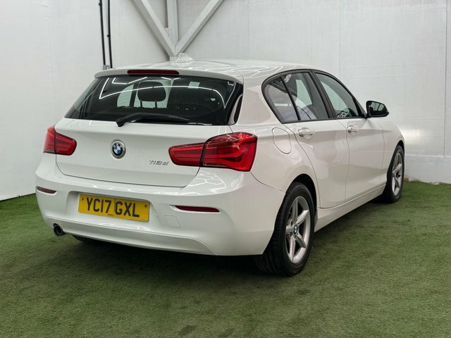 BMW 1 Series 2017 1.5 116D Ed Plus Euro 6 Ss YC17GXL White #6