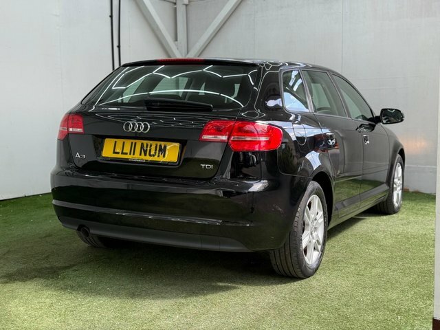 Audi A3 2011 1.6 Tdi Se Sportback Euro 5 Ss LL11NUM Black #6