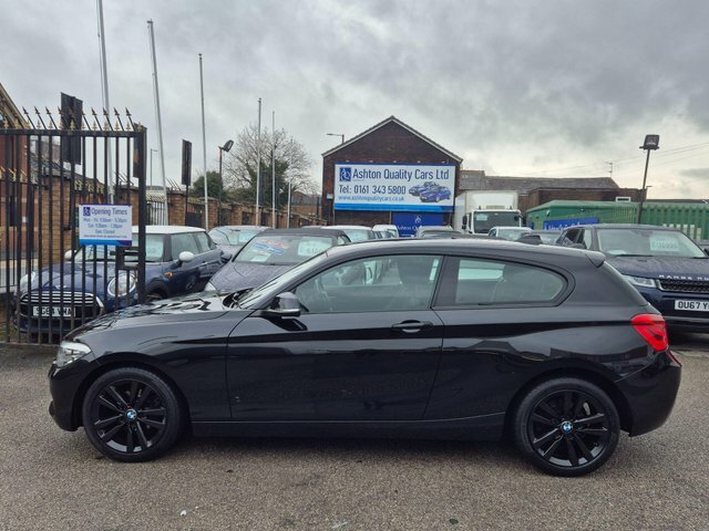 BMW 1 Series 2.0 118D Sport Hatchback Euro 6 AR19KCA Black #2