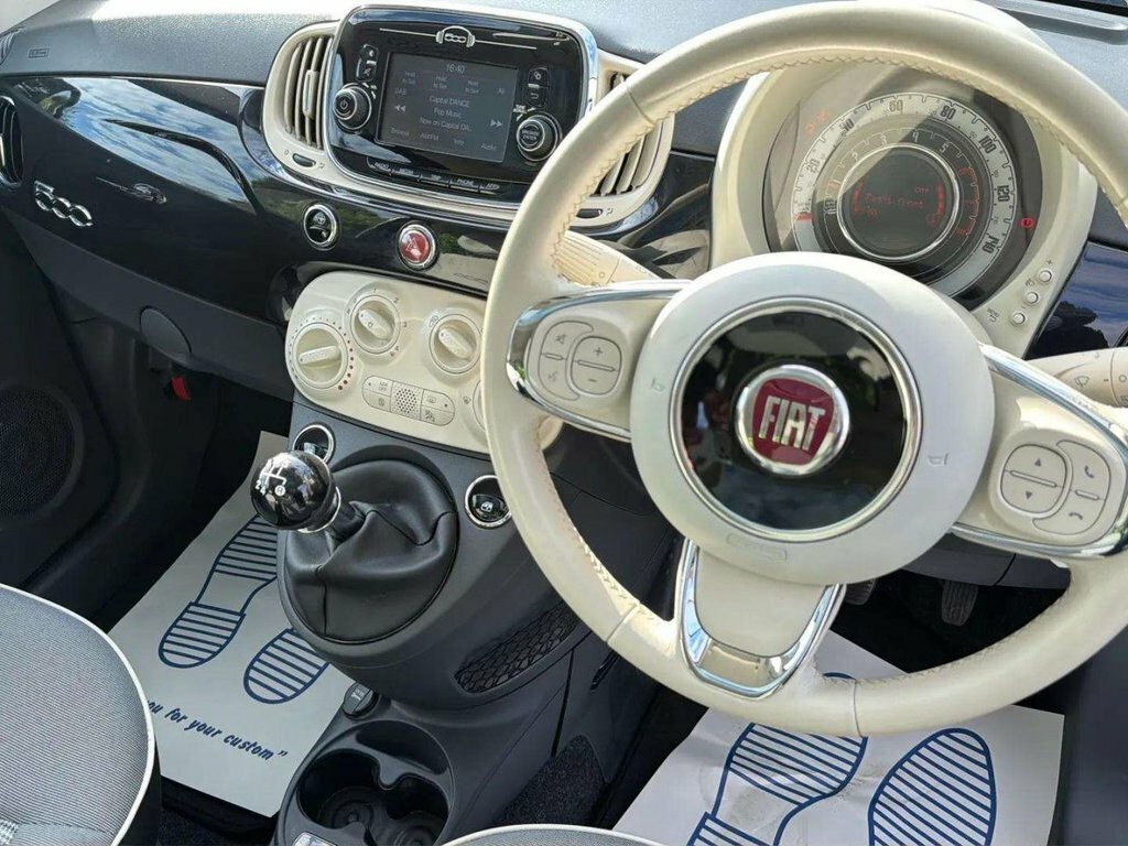 Fiat 500 1.2L Lounge ML67GFX Black #4