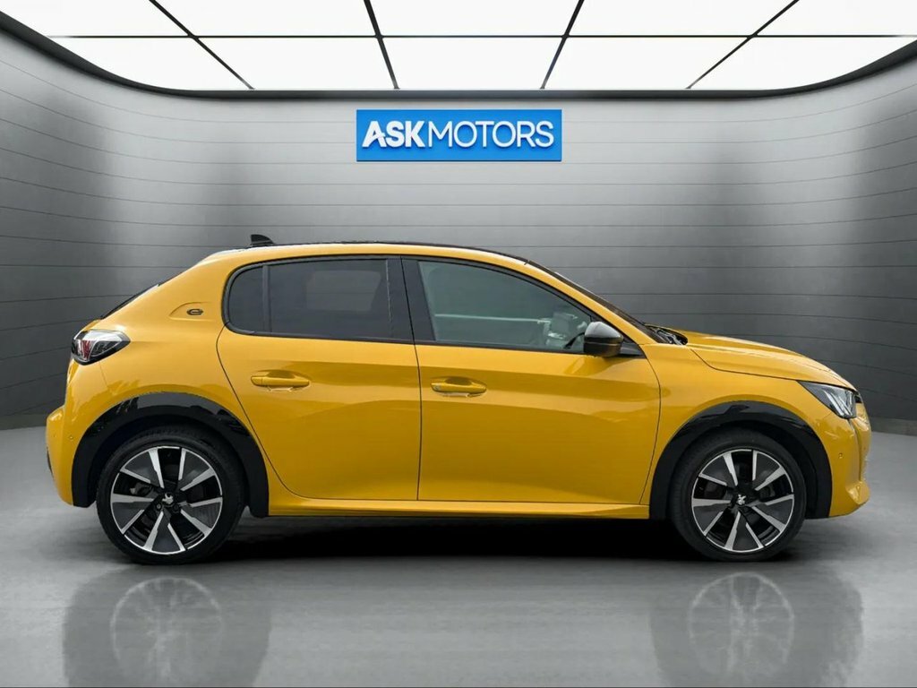 Peugeot e-208 Hatchback TT71ATS Yellow #3