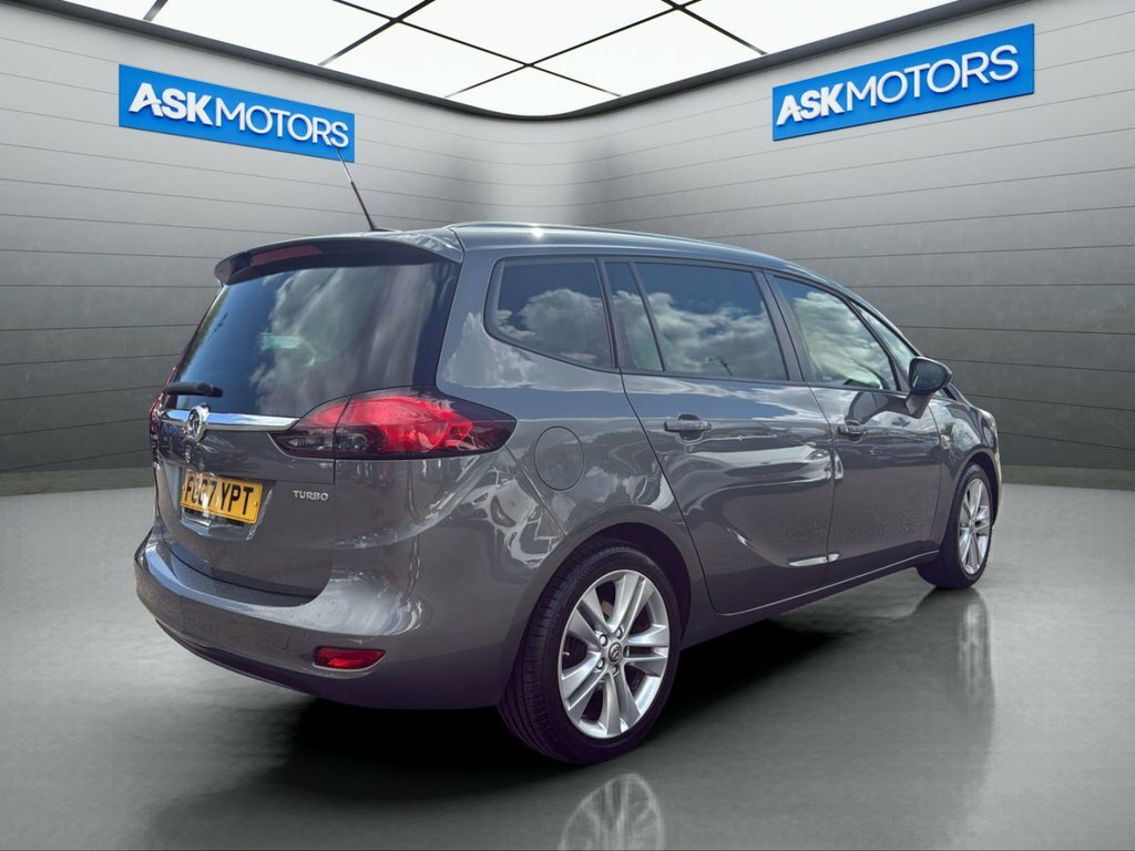 Vauxhall Zafira Tourer 1.4L Sri Nav FG67YPT Grey #6