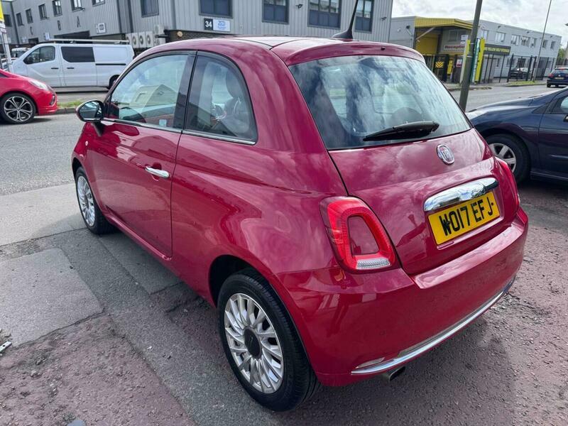 Fiat 500 1.2 Lounge Euro 6 WO17EFJ Red #6
