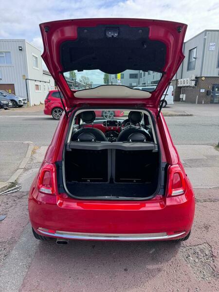 Fiat 500 1.2 Lounge Euro 6 WO17EFJ Red #5