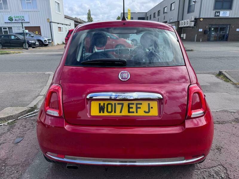 Fiat 500 1.2 Lounge Euro 6 WO17EFJ Red #4