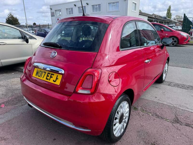 Fiat 500 1.2 Lounge Euro 6 WO17EFJ Red #3