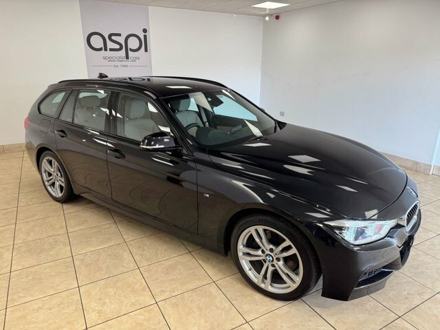 BMW 3 Series 335D M Sport Touring LP65VBN Black #3