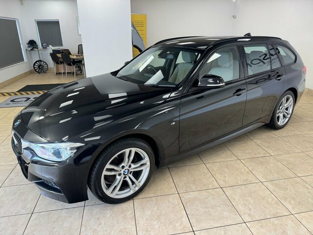 BMW 3 Series 335D M Sport Touring LP65VBN Black #4