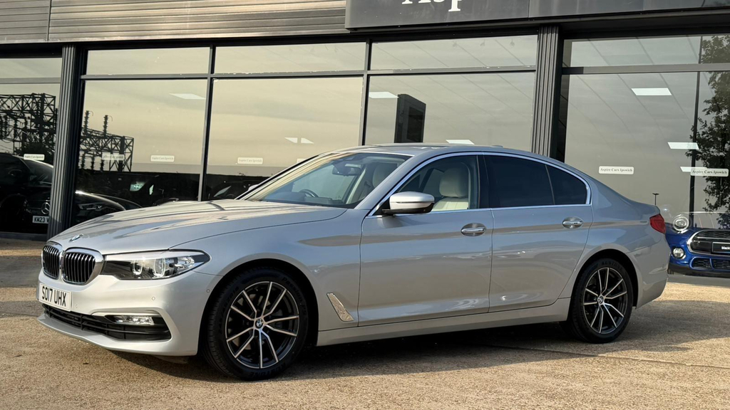 BMW 5 Series 2.0 520D Se Xdrive Euro 6 Ss SO17UHX Silver #2