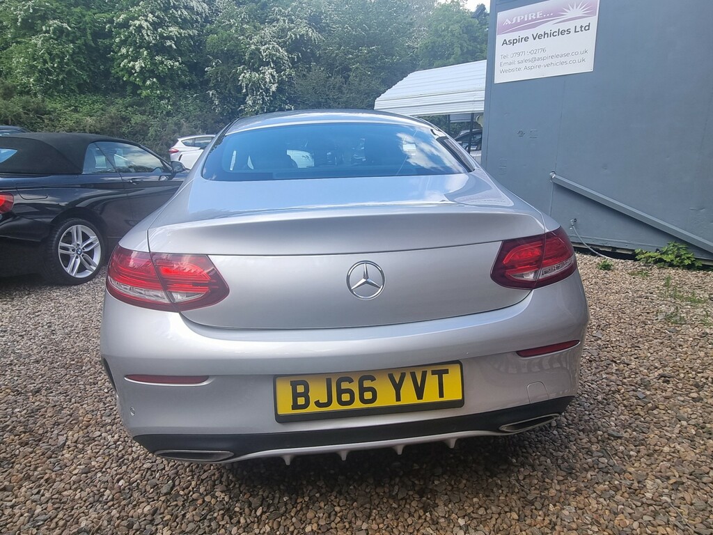 Mercedes-Benz C Class Coupe 2.1 C250d Sport 2016 BJ66YVT Silver #4