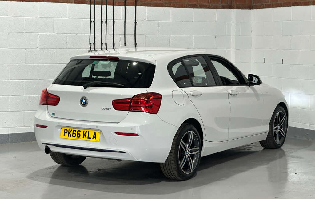 BMW 1 Series 1.5 118I Sport PK66KLA White #5
