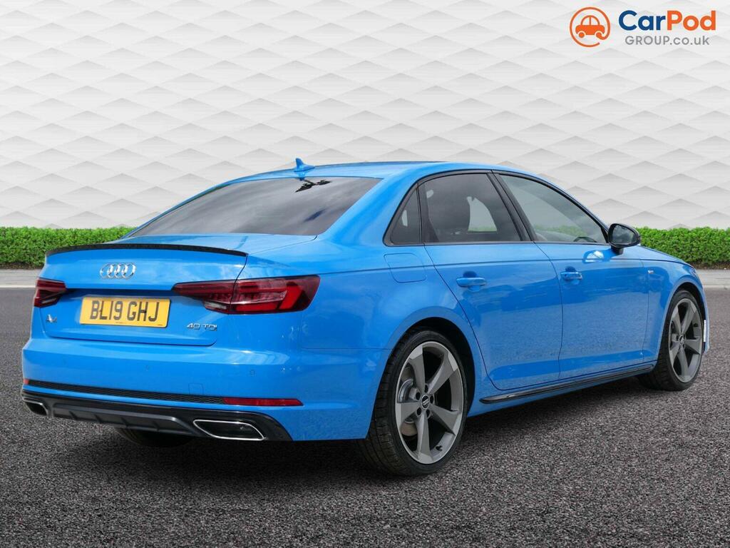 Audi A4 Saloon 2.0 Tdi 40 Black Edition S Tronic Euro 6 S BL19GHJ Blue #3