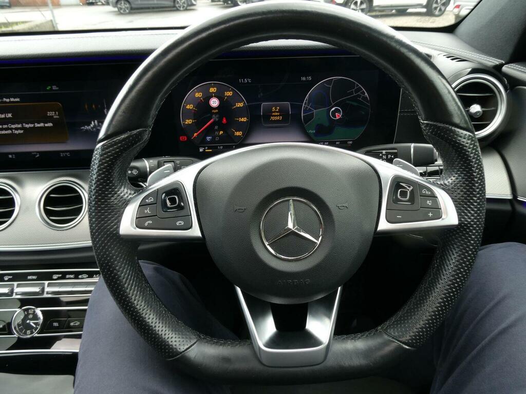 Mercedes-Benz E Class Estate 2.0 E220d Amg Line Premium Plus G-tronic JF55GER Black #5