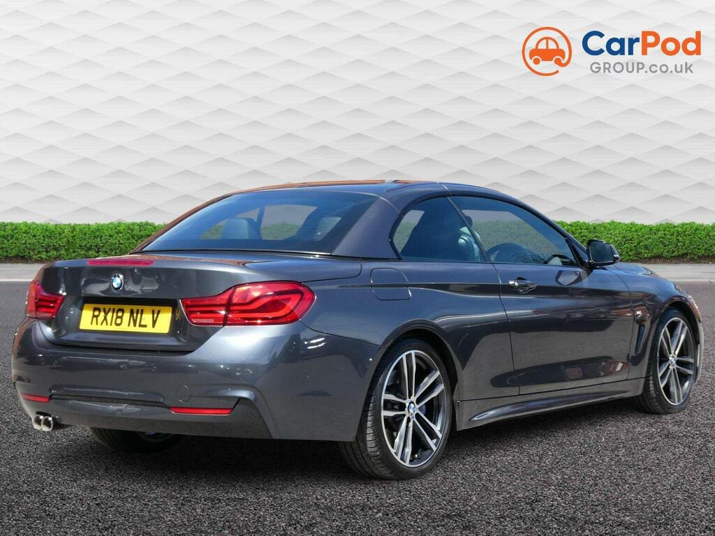 BMW 4 Series Convertible 2.0 420D M Sport Euro 6 Ss RX18NLV Grey #3