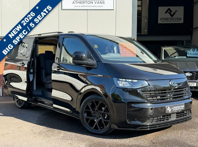 Volkswagen Transporter 2.0 Tdi T32 Commerce Pro Kombi Double Cab 5 Seats Black
