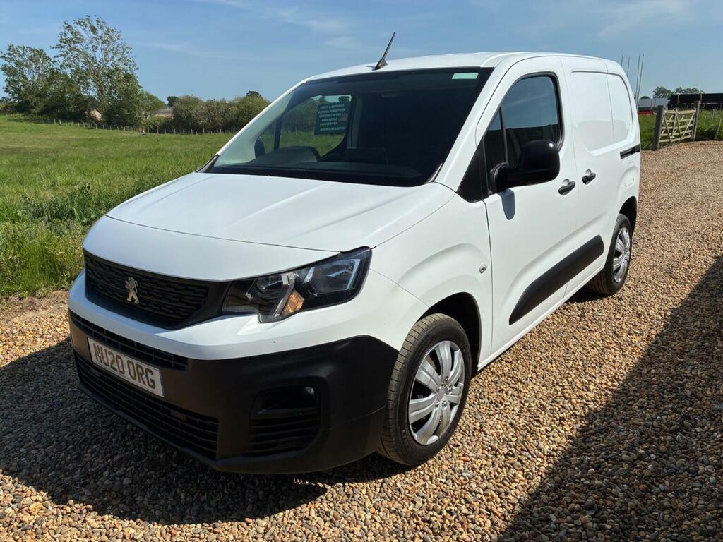 Peugeot Partner Panel Van 1.5 Bluehdi 1000 Professional Standard P NU20ORG White #3