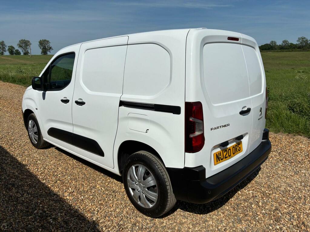 Peugeot Partner Panel Van 1.5 Bluehdi 1000 Professional Standard P NU20ORG White #4