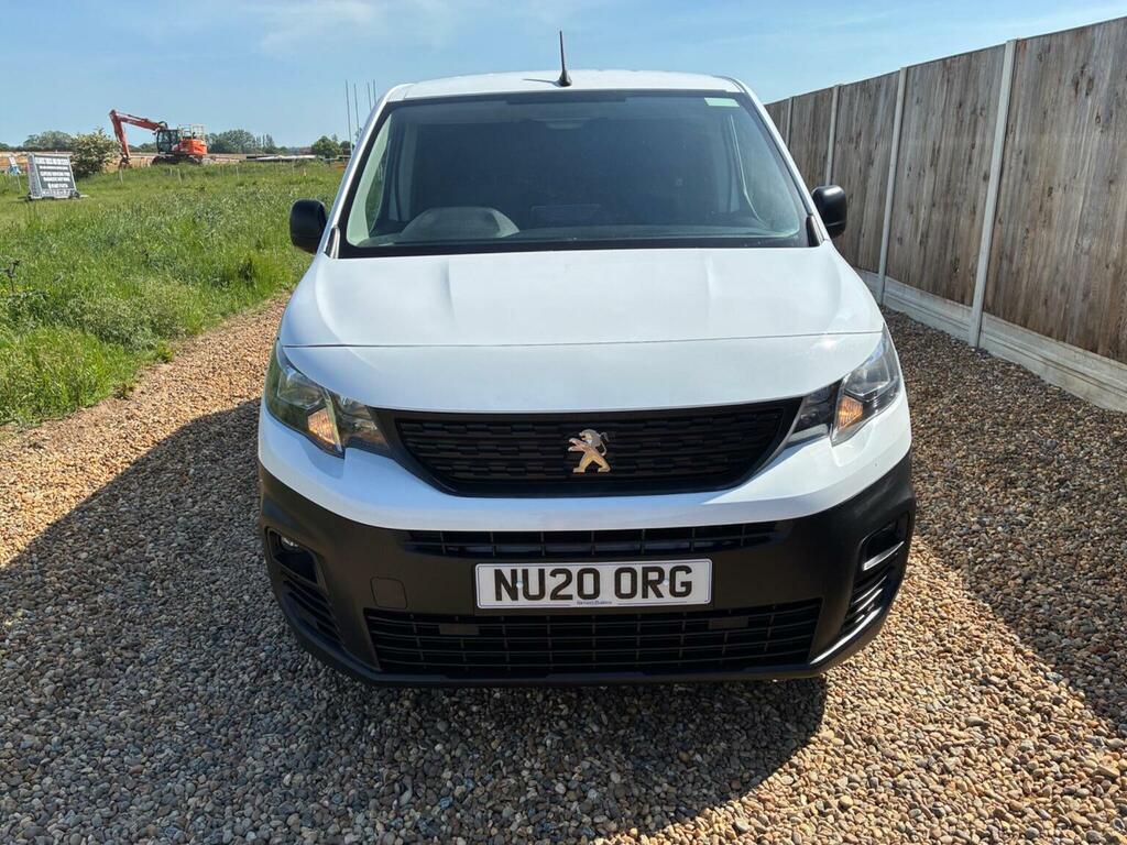 Peugeot Partner Panel Van 1.5 Bluehdi 1000 Professional Standard P NU20ORG White #2