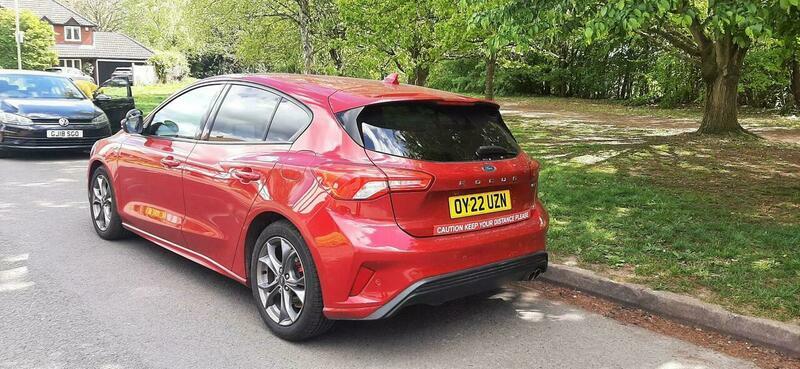 Ford Focus 1.0T Ecoboost St-line Edition OY22UZN Red #4