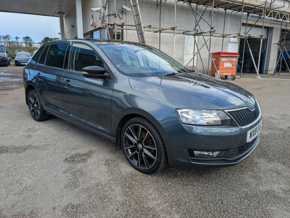 Skoda Rapid Spaceback 1.0 Tsi Se Sport WX18OAA Grey #3