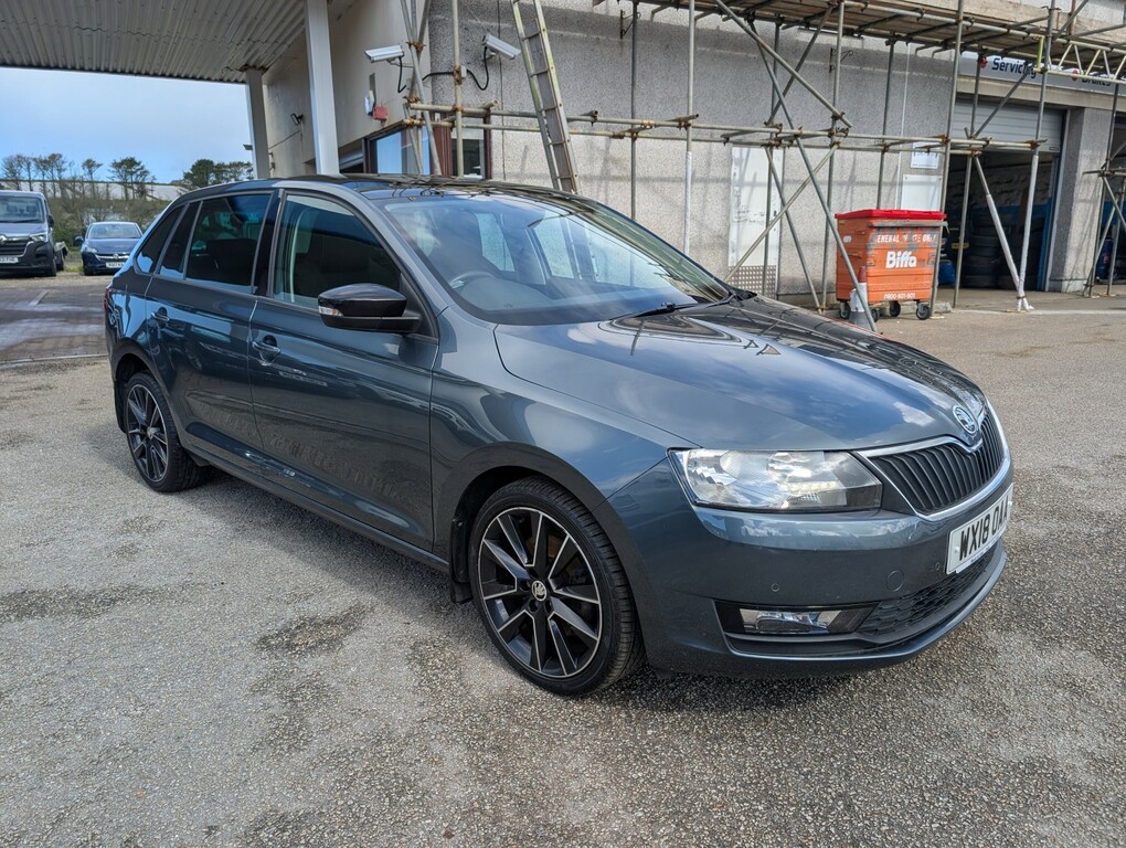 Skoda Rapid Spaceback 1.0 Tsi Se Sport WX18OAA Grey #4