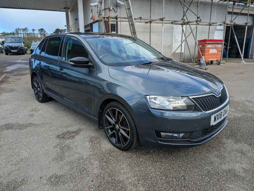 Skoda Rapid Spaceback 1.0 Tsi Se Sport WX18OAA Grey #2