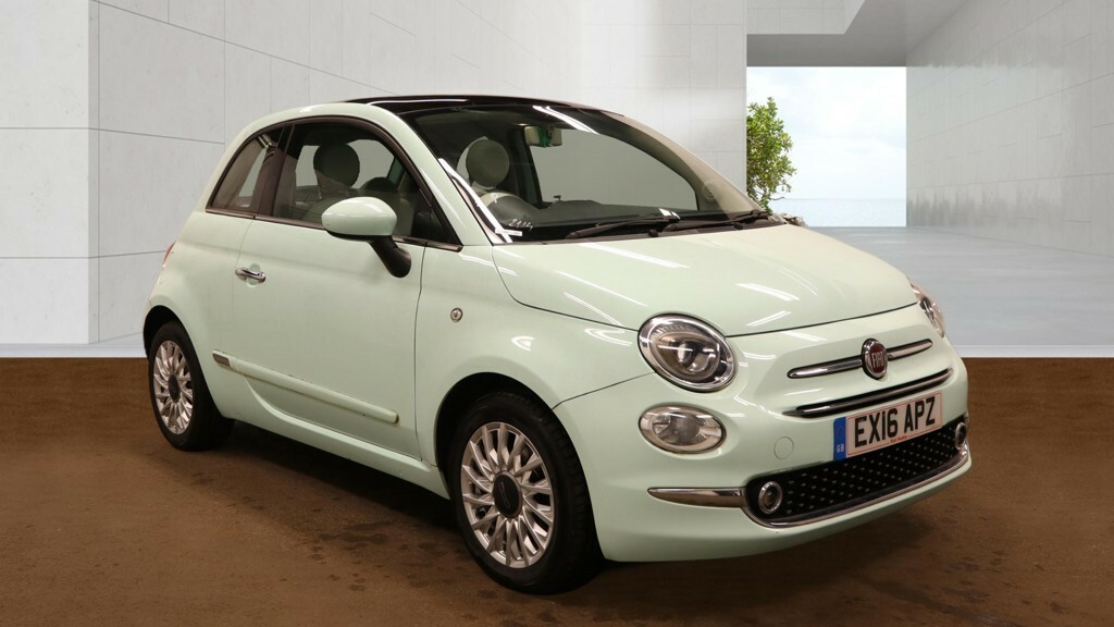 Fiat 500 1.2 500 My17 1.2 69Hp Lounge Green