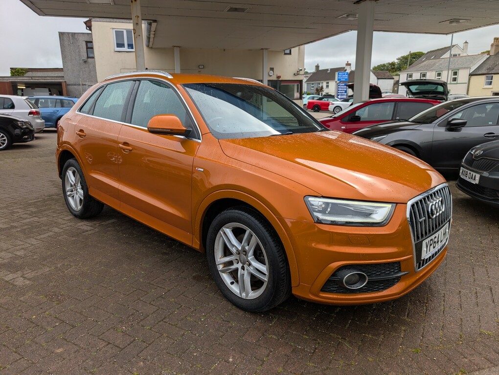 Audi Q3 2.0 Tdi S Line YP64LHK Orange #2