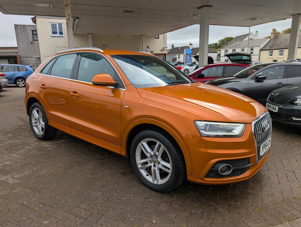 Audi Q3 2.0 Tdi S Line YP64LHK Orange #3