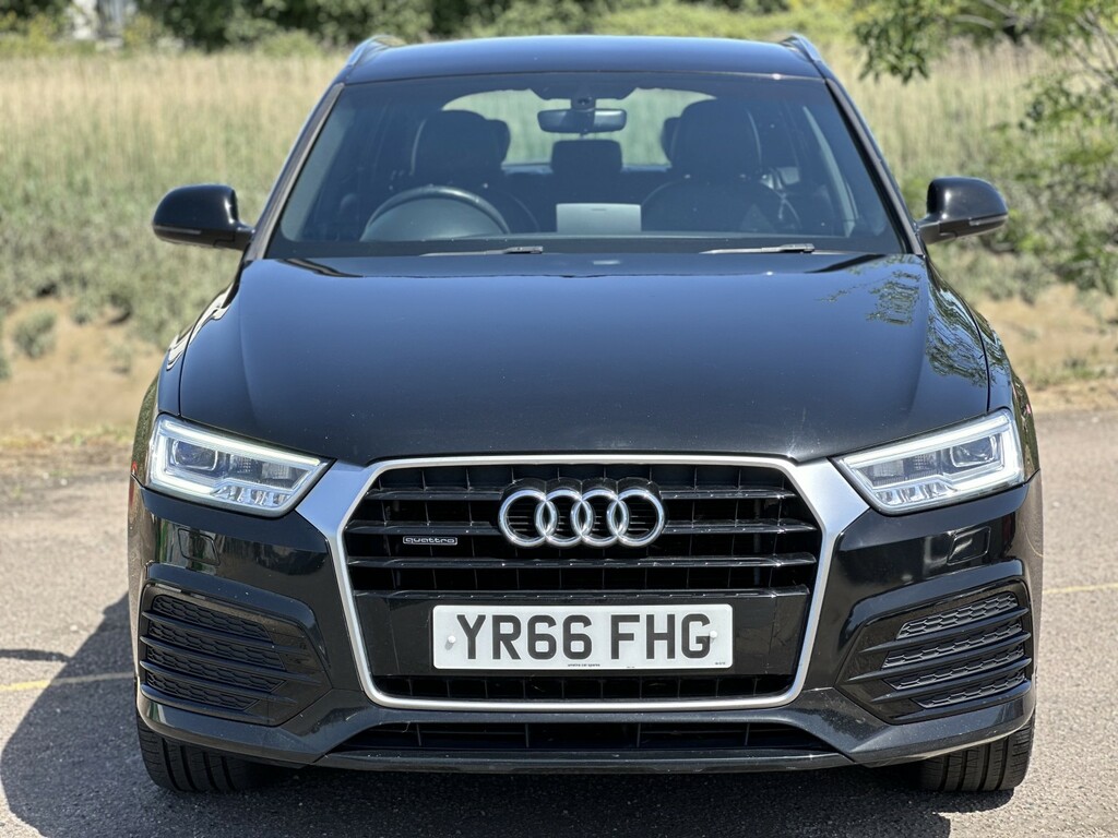 Audi Q3 2.0 Tdi S Line YR66FHG Black #2