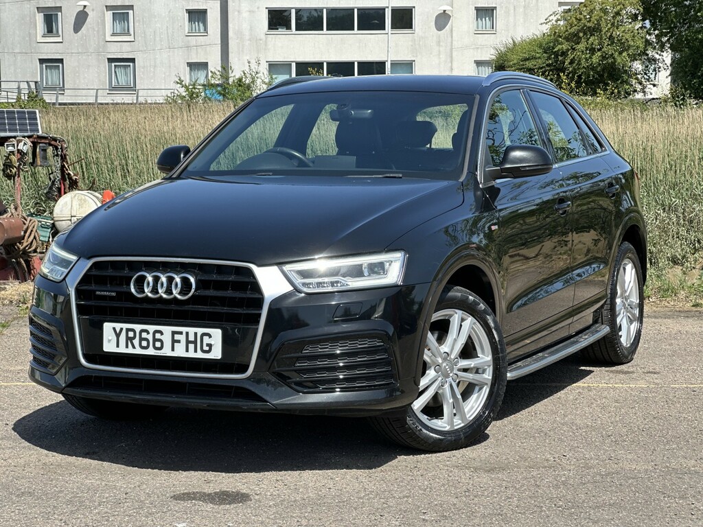 Audi Q3 2.0 Tdi S Line YR66FHG Black #5