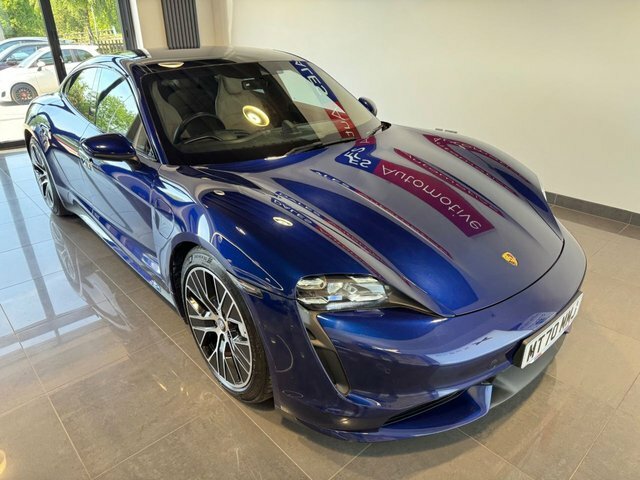 Porsche Taycan Plus 93.4Kwh Turbo Saloon MT70MMJ Blue #3
