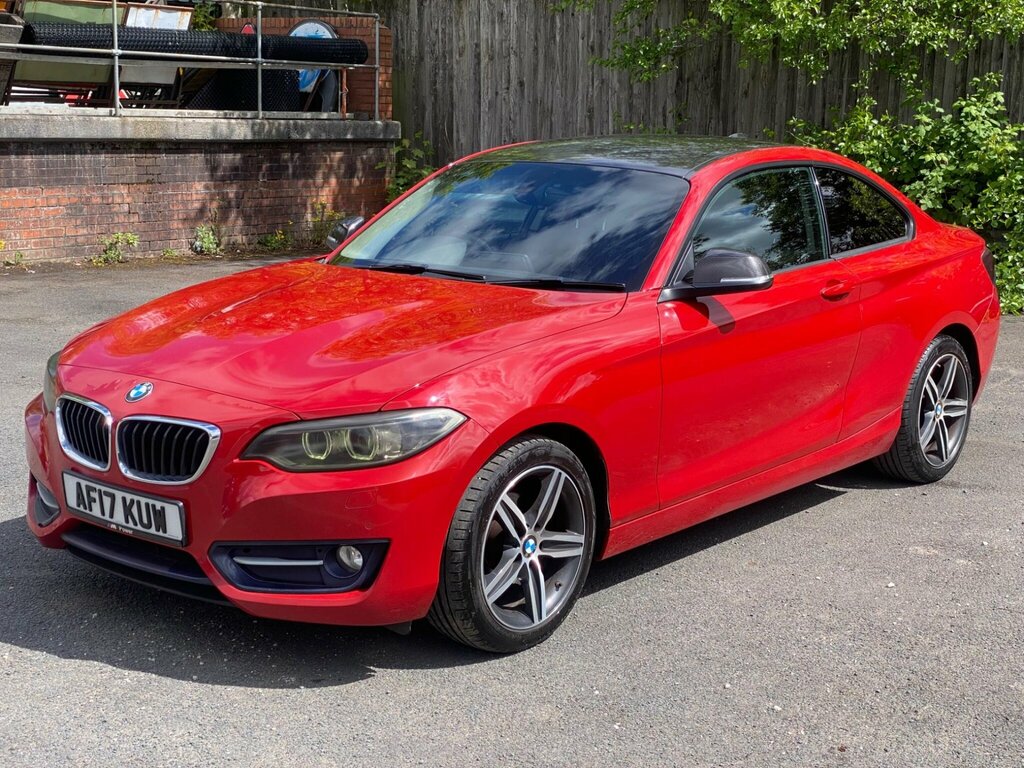 BMW 2 Series 2.0 218D Sport Euro 6 Ss AF17KUW Red #2