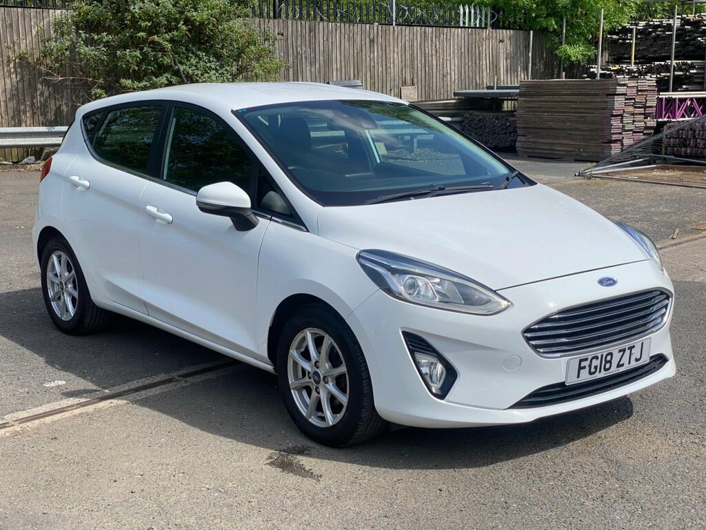 Ford Fiesta 1.0T Ecoboost Zetec Euro 6 Ss FG18ZTJ White #4