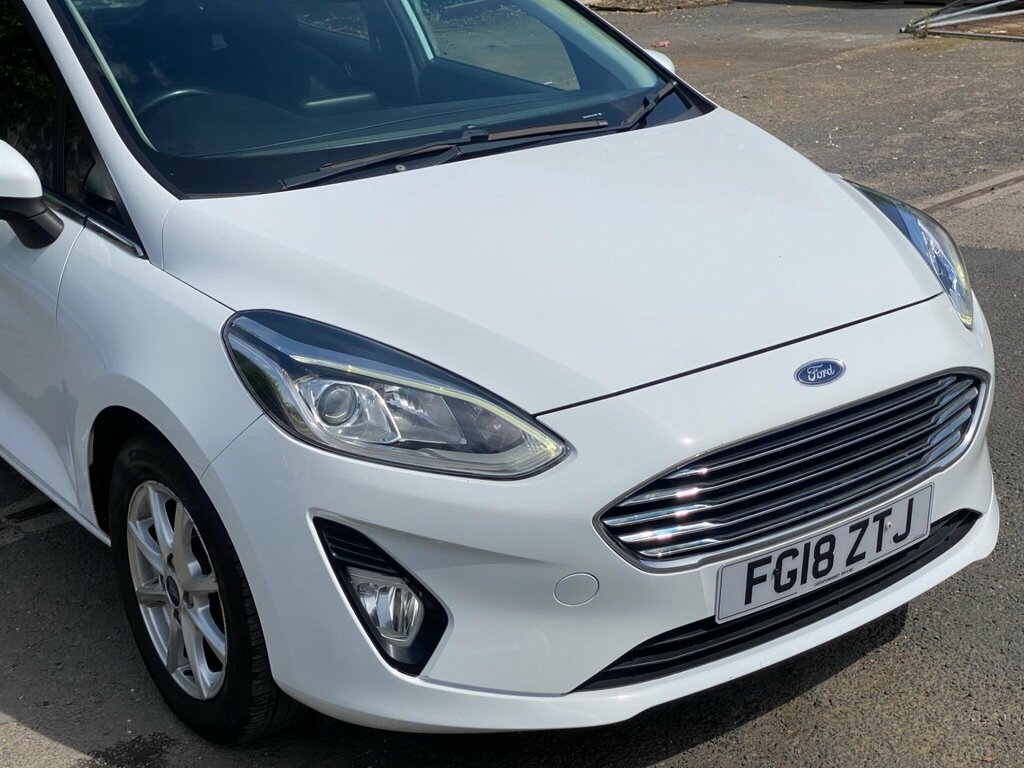 Ford Fiesta 1.0T Ecoboost Zetec Euro 6 Ss FG18ZTJ White #6
